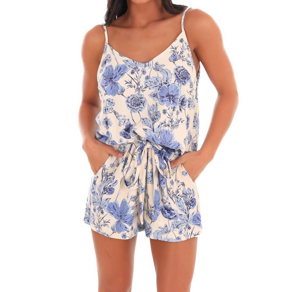 NEW IN FEBRUARY as it was floral two piece set in blue